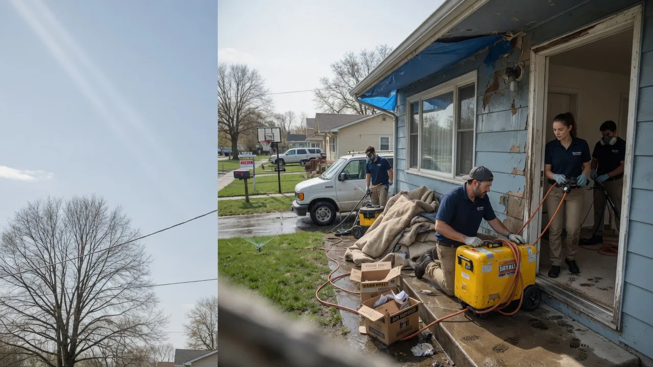 Basement Flood Cleanup in Munroe Falls, OH near me